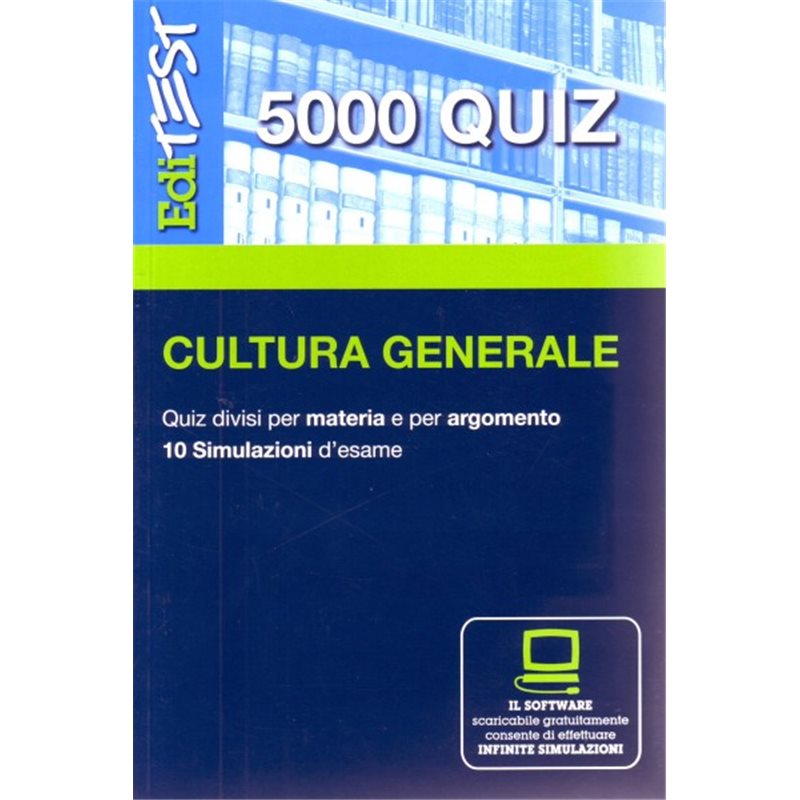 Cultura generale 5.000 quiz con software di simulazione